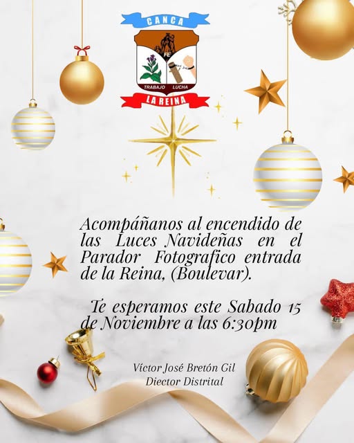 Ven y junto a nosotros démosle la bienvenida a la Navidad.